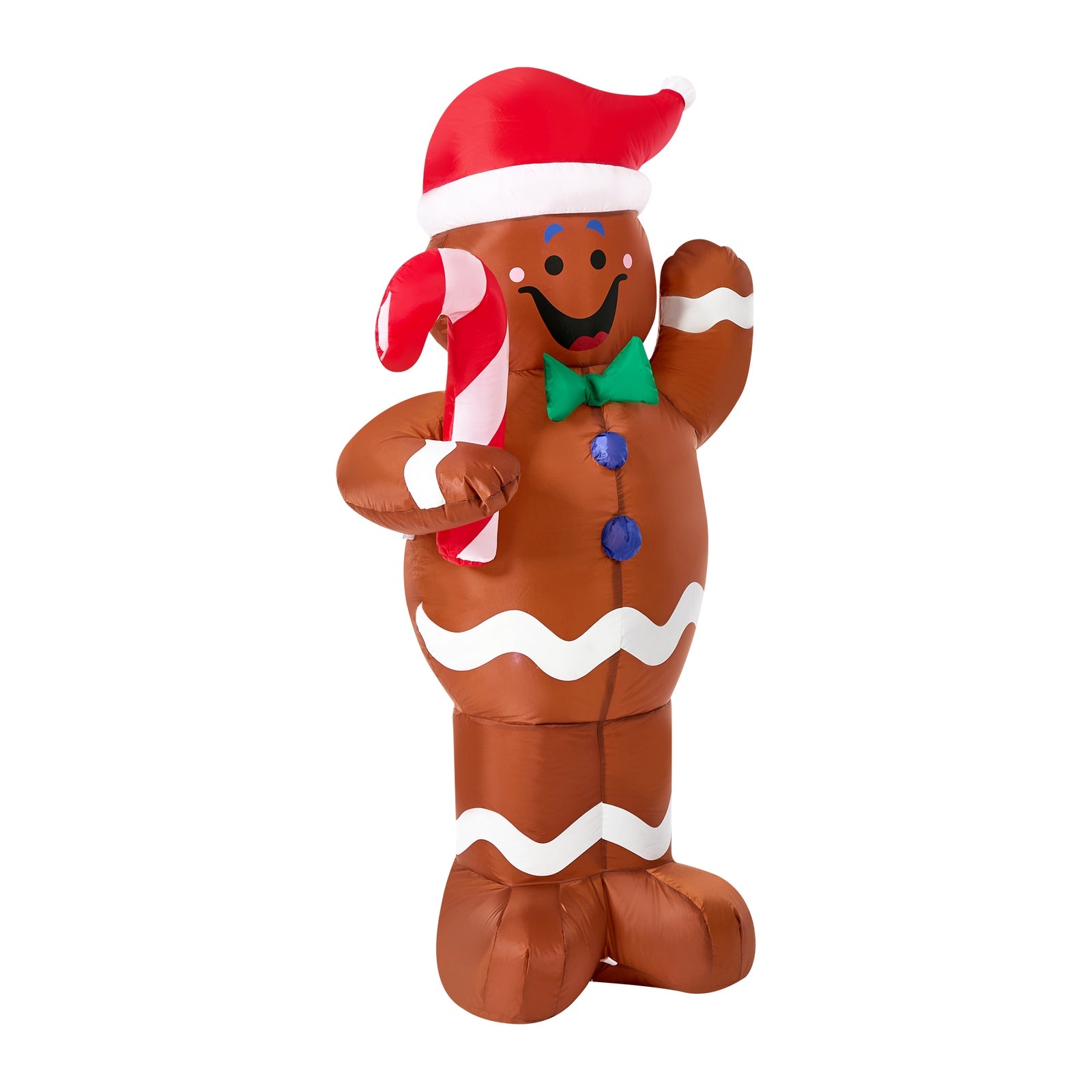 Tinseltown 1.5M Christmas Inflatable Gingerbread Man LED Light Party Decor