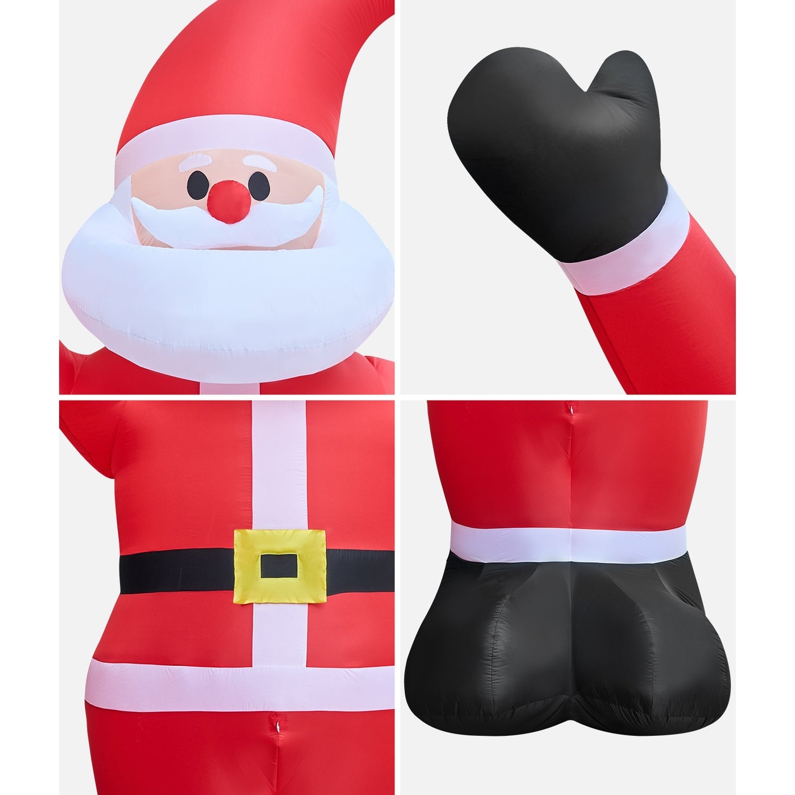 Tinseltown Christmas Inflatable Santa Xmas Outdoor Decorations LED Lights