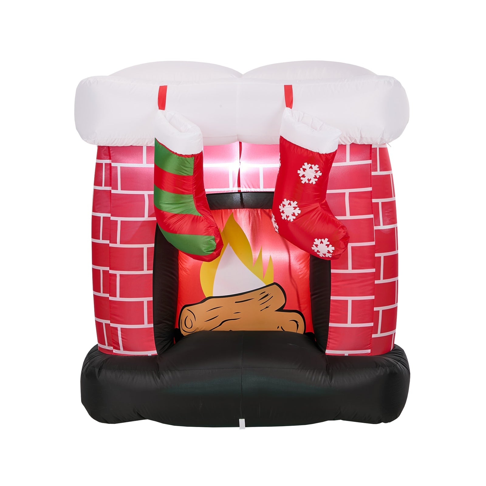 Tinseltown 1.5M Christmas Inflatable Fireplace LED Light Indoor Outdoor Decor