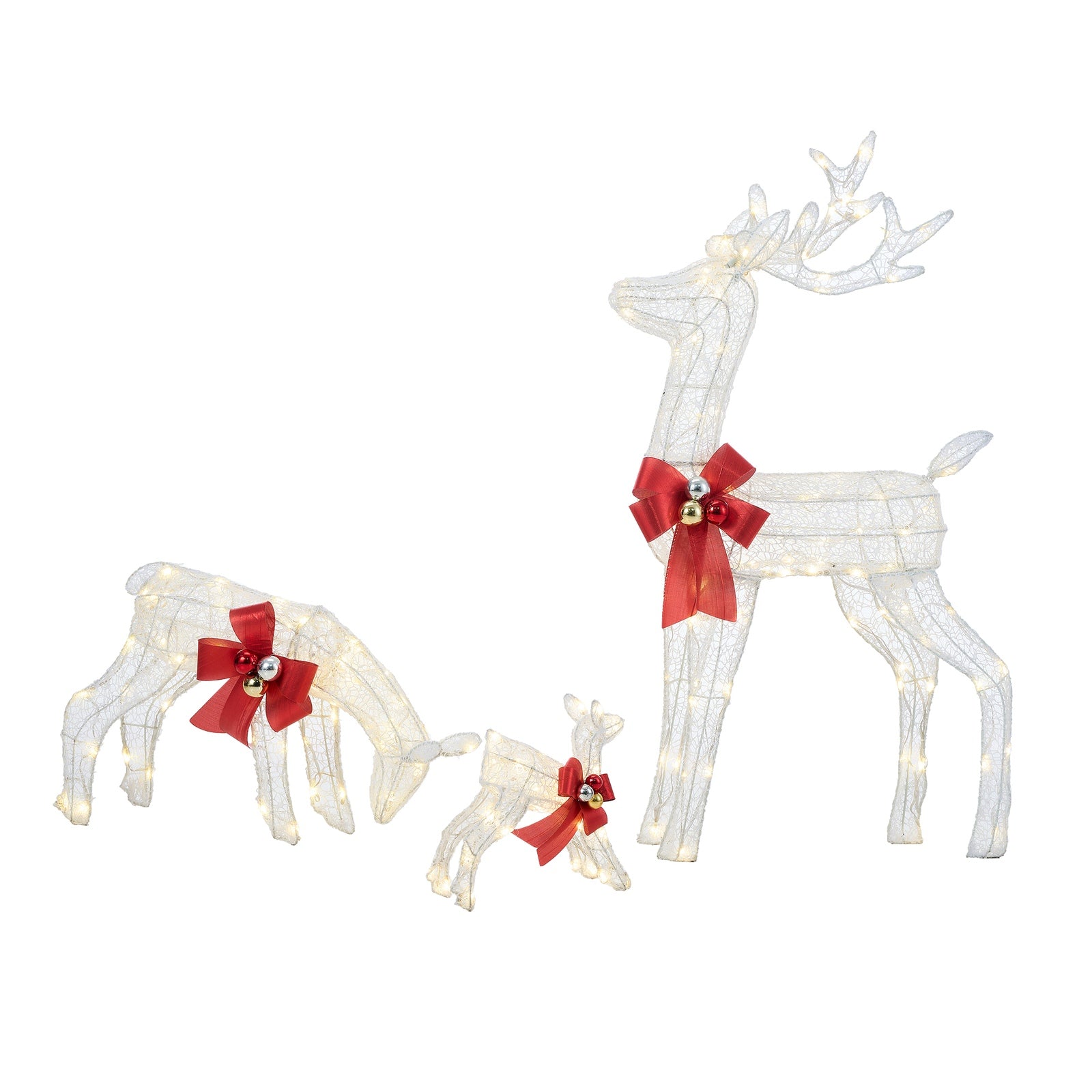 Tinseltown Christmas Lights LED 3PCS Reindeer Family Xmas Decor Indoor Outdoor - Sunyee