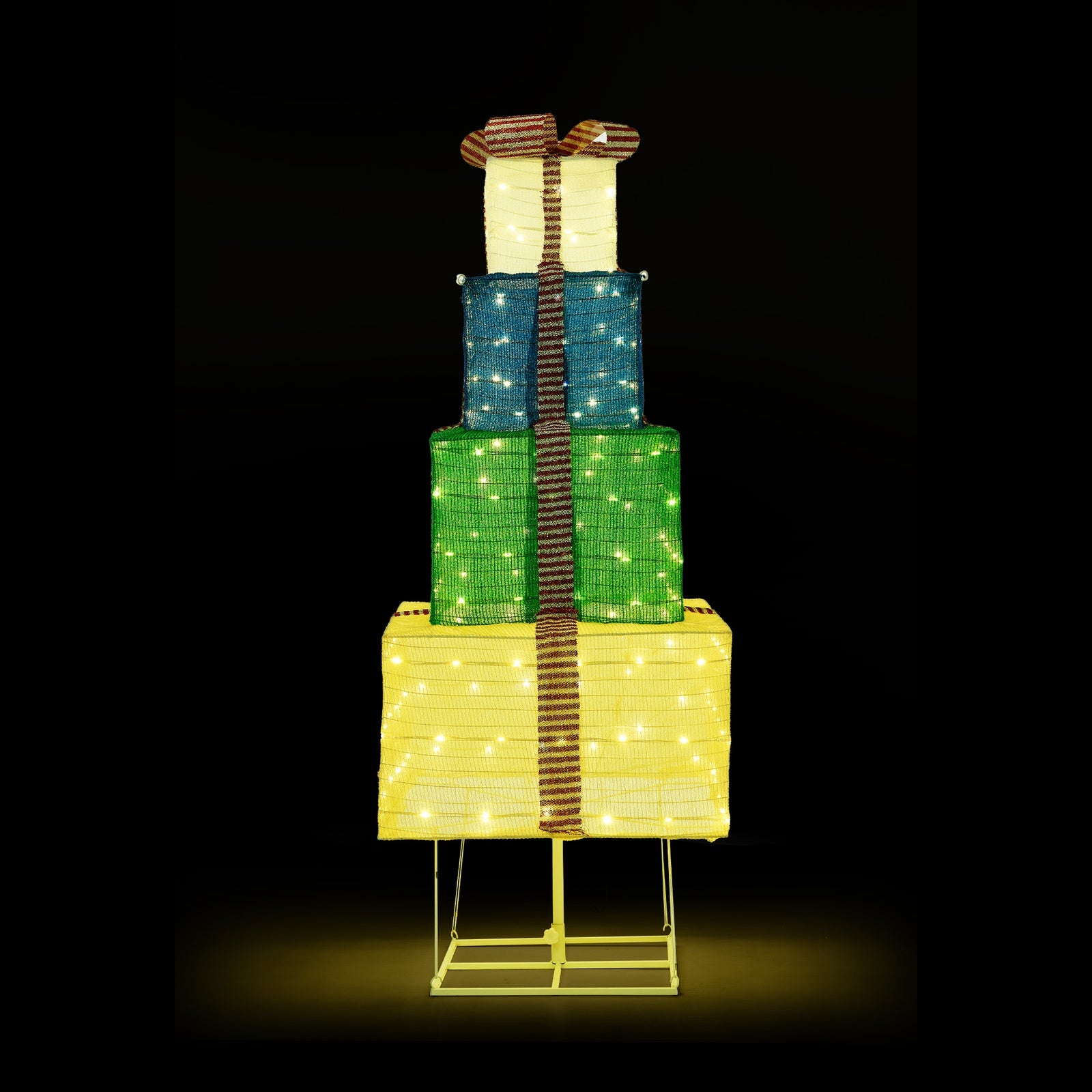 Tinseltown 3D Christmas Light LED 142cm Gift Boxes Xmas Decor 8 Effects - Sunyee