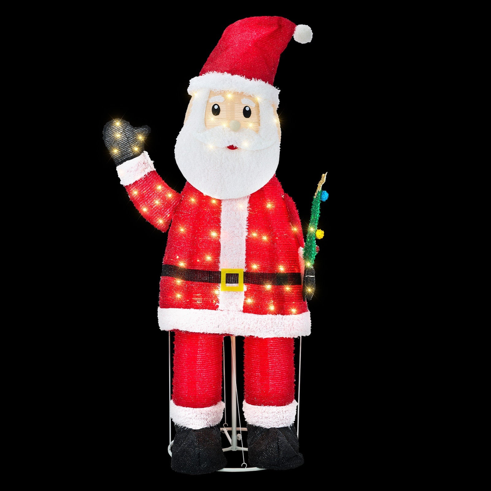 Tinseltown 3D LED Christmas Light 180cm Santa Claus Xmas Decor Indoor Outdoor - Sunyee