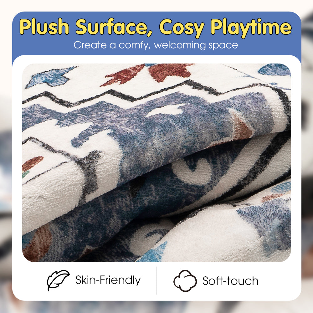 ZUNI Baby Floor Mat Washable Short Pile Play Mat Bedroom - Sunyee