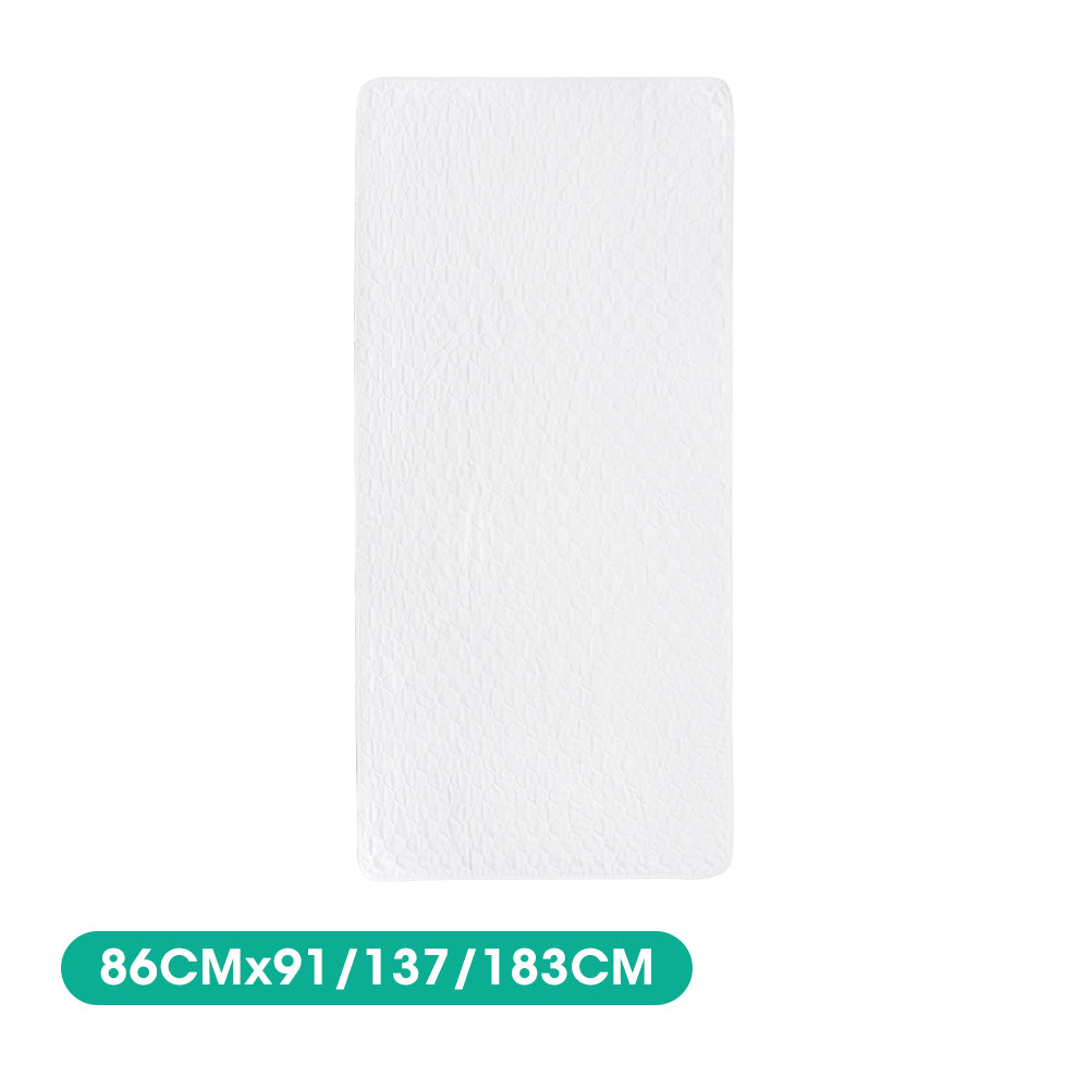 ZUNI Bed Pad Waterproof Protector Underpad Washable 2PCS 91/137/183CM - Sunyee