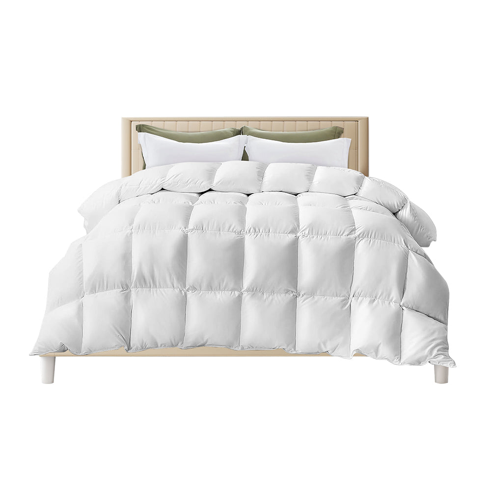 ZUNI Natural Bamboo Quilt 700GSM Duvet Doona Winter Summer Quilt King - Sunyee