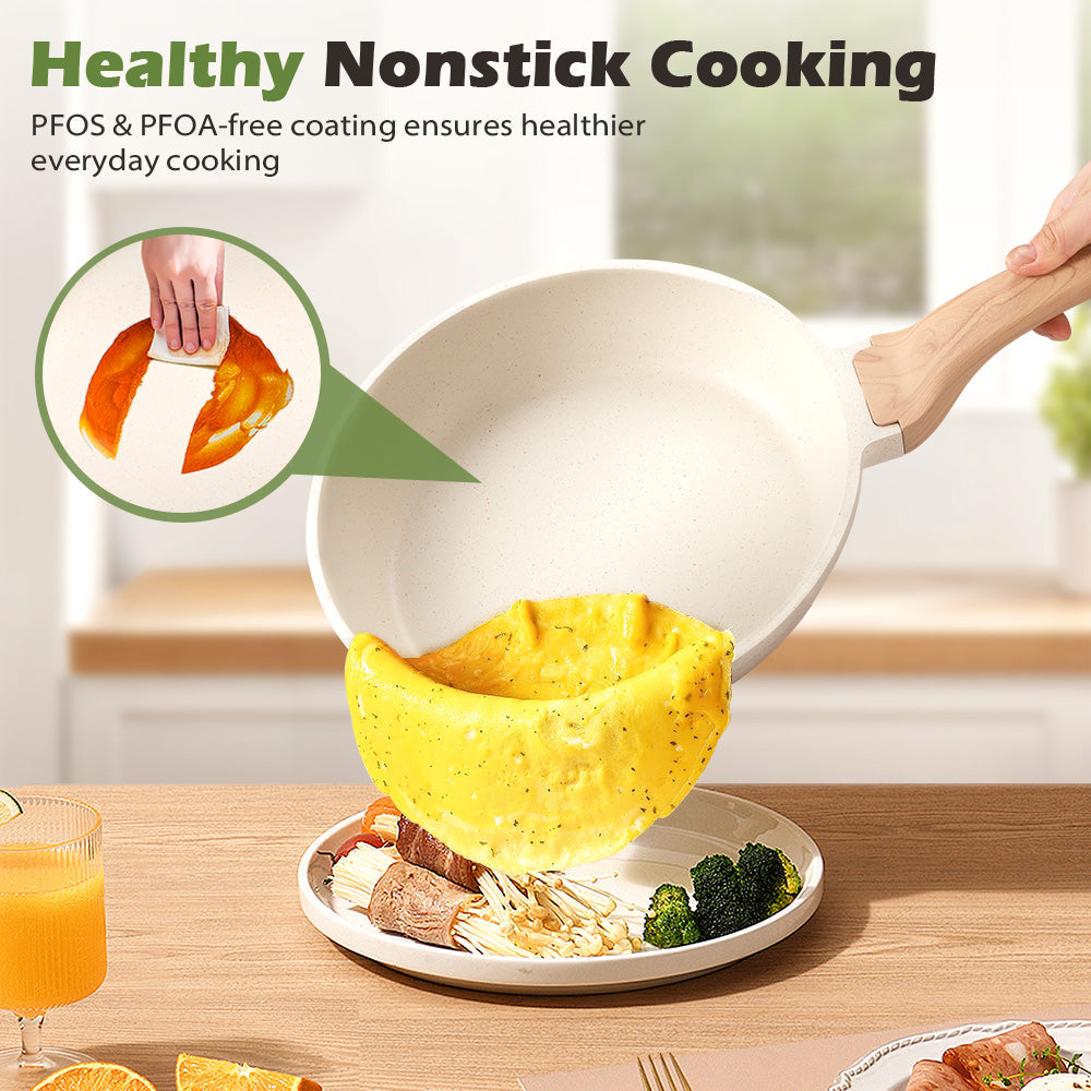 ZUNI 13PCS Nonstick Cookware Pots & Pans Set Granite Coating Cooking Utensil