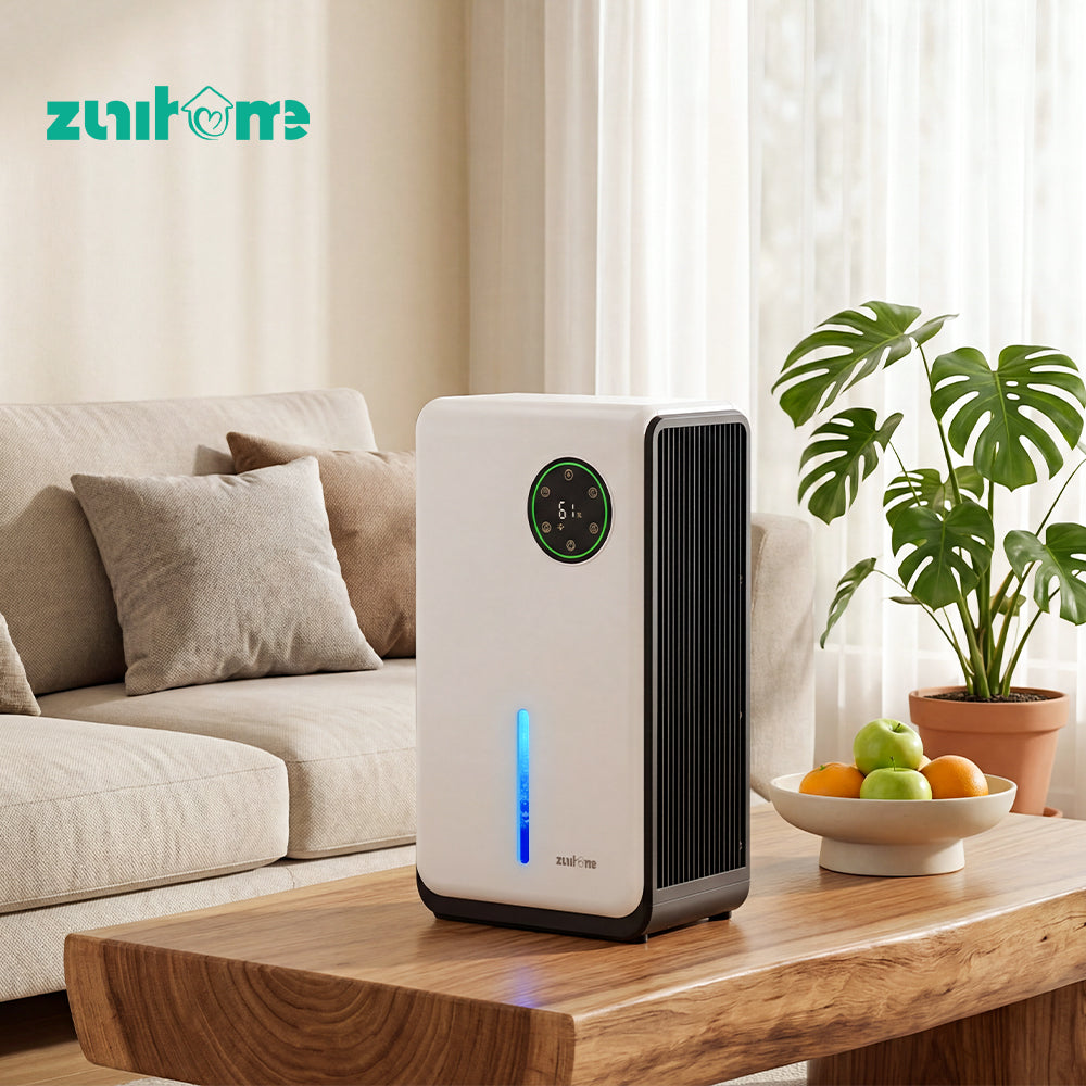 ZUNI 2L Air Dehumidifier 500-1000ml/day for Living Room up to 50m²
