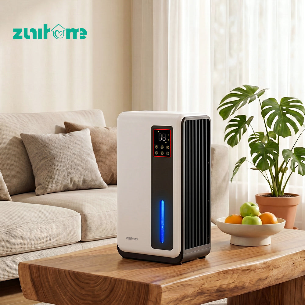 ZUNI Air Dehumidifier, Auto Shut Off, 2L Portable Dehumidifiers for Living Room - Sunyee