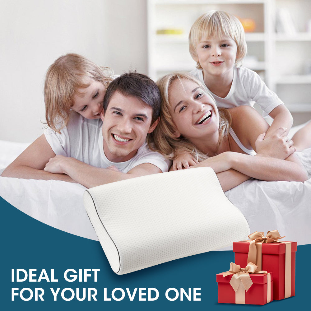 ZUNI Memory Foam Pillow High Low Side Sleeping Ergonomic Design Health 55/60CM - Sunyee