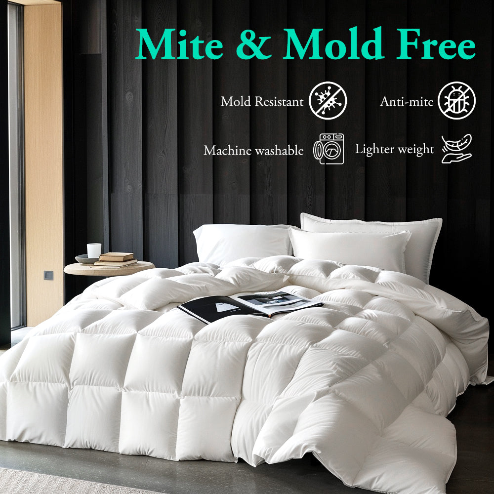 ZUNI Goose Down Duvet Quilt 700GSM Duvet Doona Winter Summer Quilt King Single - Sunyee