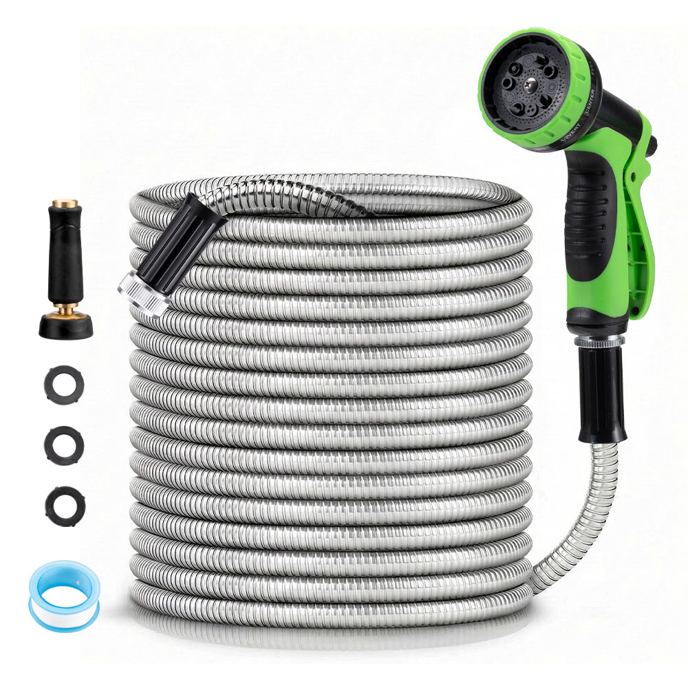 ZUNI Flexible Garden Water Hose 10 Function Spray Nozzle