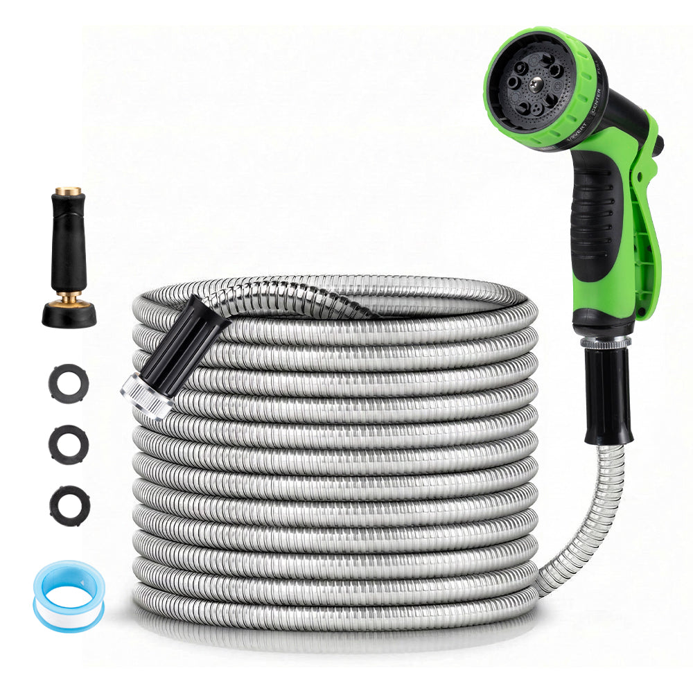 ZUNI Flexible Garden Water Hose 10 Function Spray Nozzle
