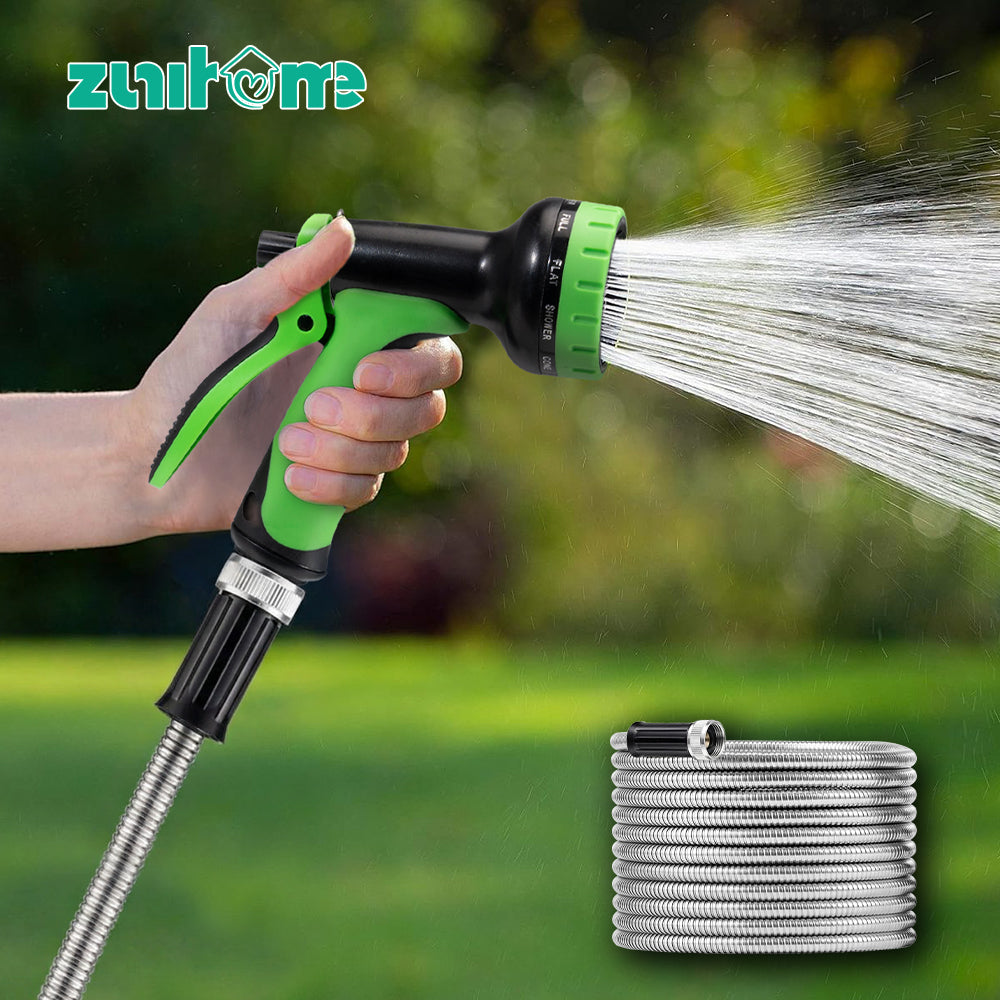 ZUNI Flexible Garden Water Hose 10 Function Spray Nozzle - Sunyee