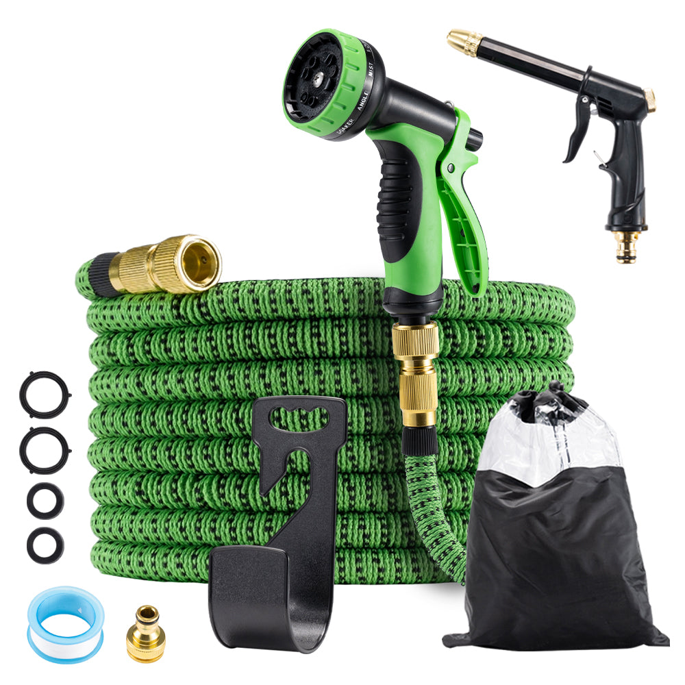 ZUNI Flexible Garden Water Hose 10 Function Spray Nozzle