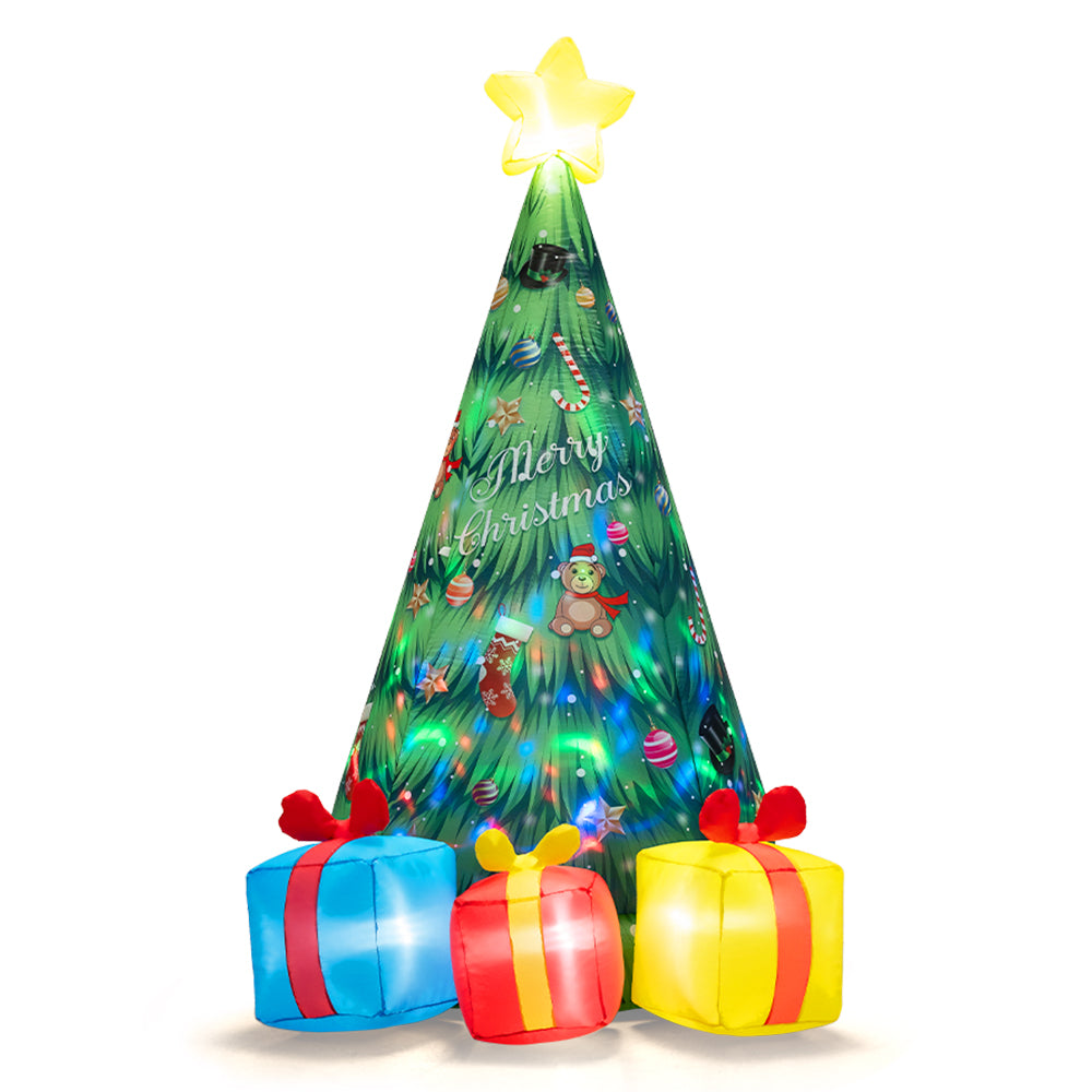 ZUNI Christmas Inflatable Tree 2.3M Xmas Outdoor Decoration LED Lights - Sunyee