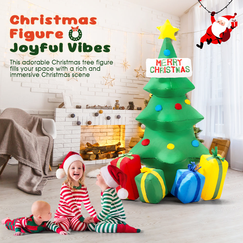 ZUNI Christmas Inflatable Tree 1.5M Xmas Outdoor Decoration LED Lights - Sunyee