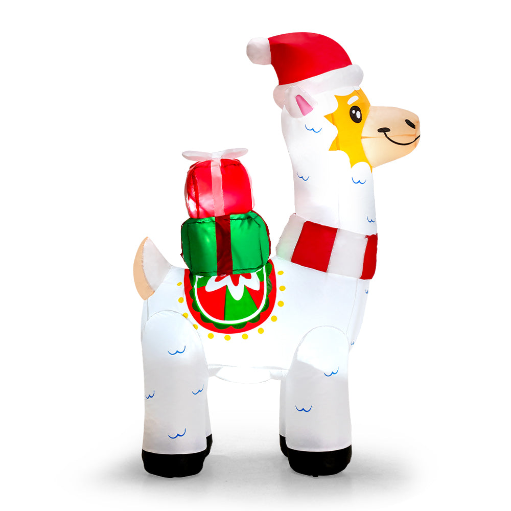 ZUNI Christmas Inflatable 1.8M Reindeer Xmas Outdoor Decoration LED Lights - Sunyee