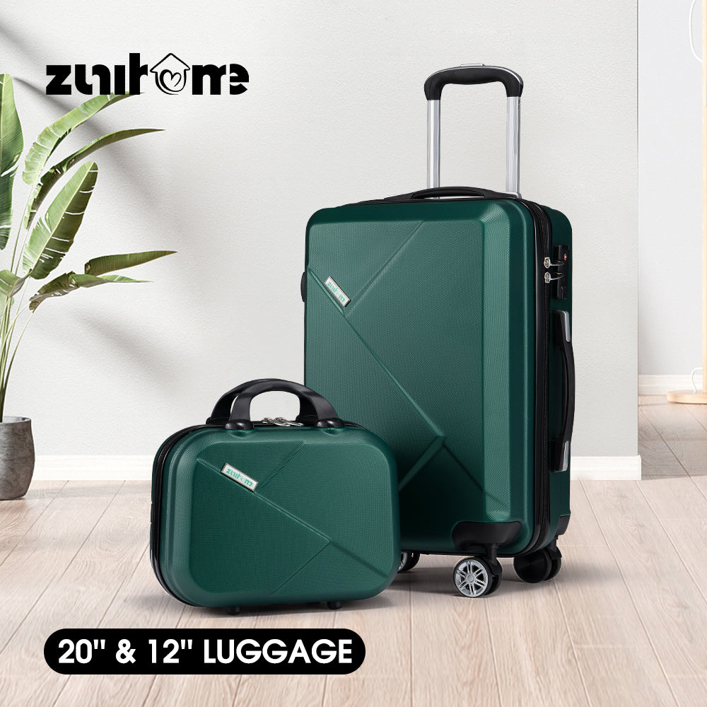 ZUNI 1/2/3PCS Luggage Suitcase Trolley Set Travel TSA Lock Storage Hard Case - Sunyee
