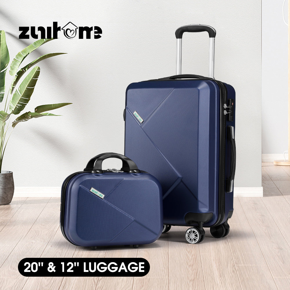 ZUNI 1/2/3PCS Luggage Suitcase Trolley Set Travel TSA Lock Storage Hard Case - Sunyee