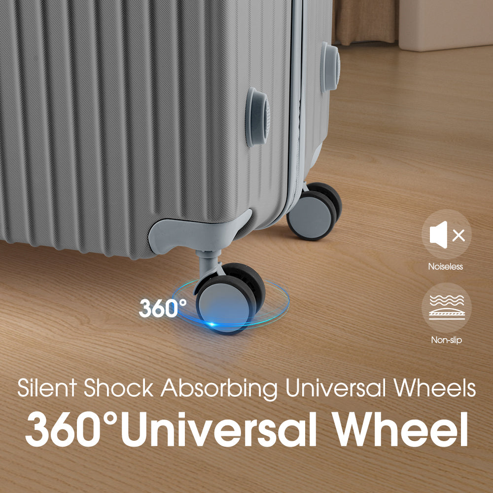 ZUNI 1/2/4PCS Luggage Suitcase Trolley Set Travel TSA Lock Storage Hard Case - Sunyee