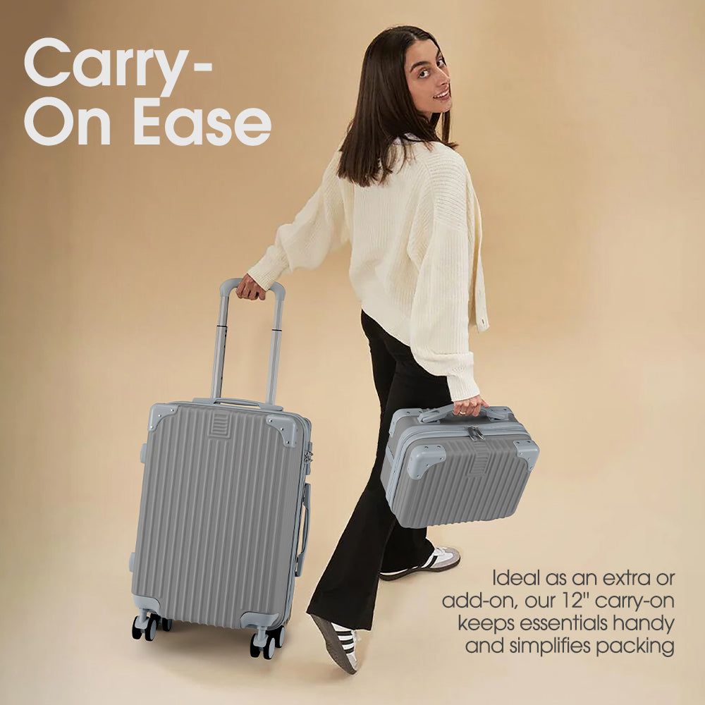 ZUNI 1/2/4PCS Luggage Suitcase Trolley Set Travel TSA Lock Storage Hard Case - Sunyee