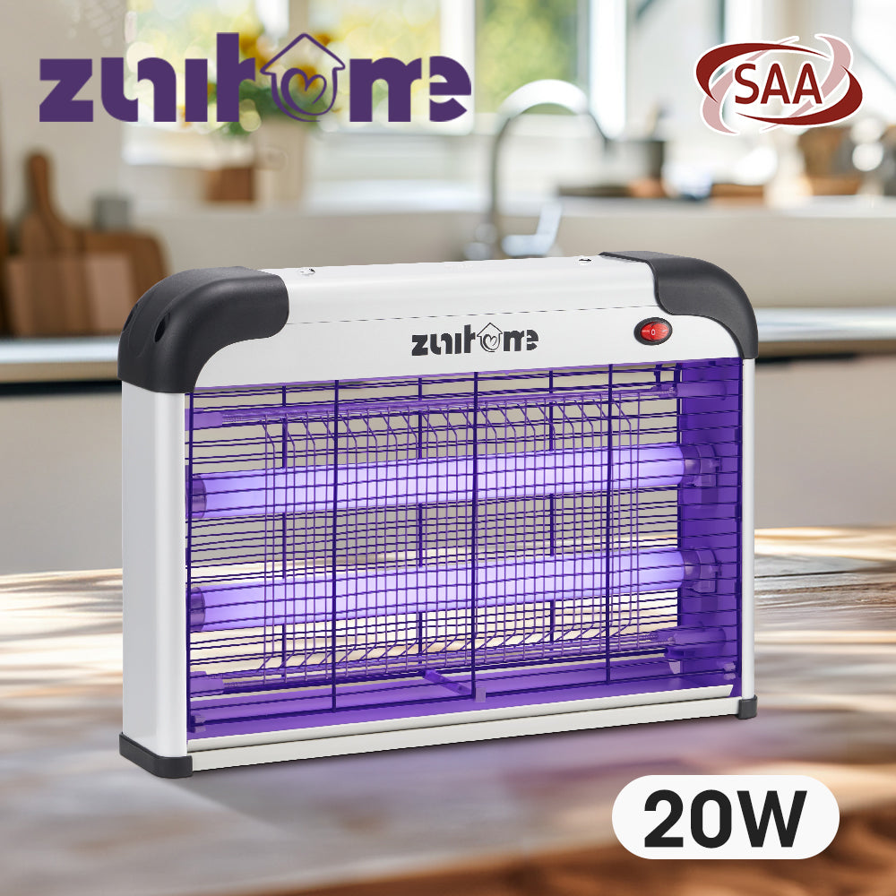 ZUNI Electric UV Mosquito Fly Insect Killer Bug Zapper Trap Light Lamp 20/30/40W - Sunyee