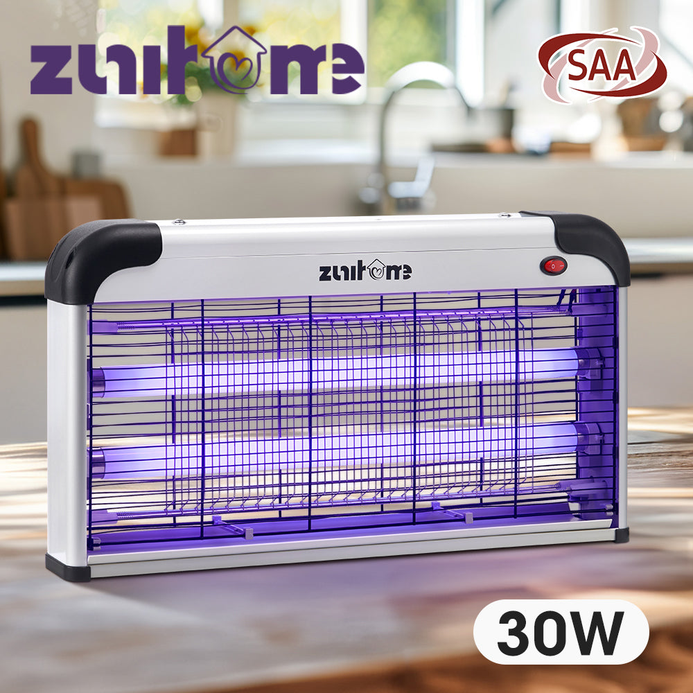ZUNI Electric UV Mosquito Fly Insect Killer Bug Zapper Trap Light Lamp 20/30/40W - Sunyee