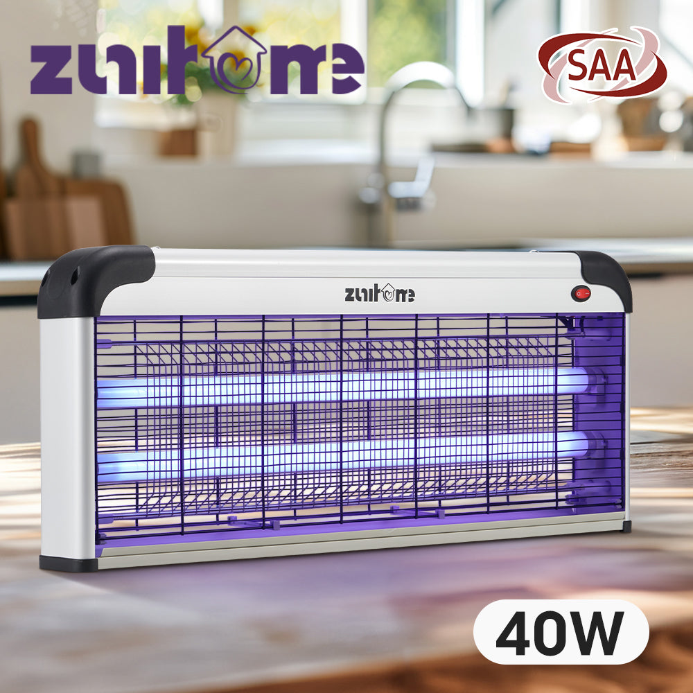 ZUNI Electric UV Mosquito Fly Insect Killer Bug Zapper Trap Light Lamp 20/30/40W - Sunyee