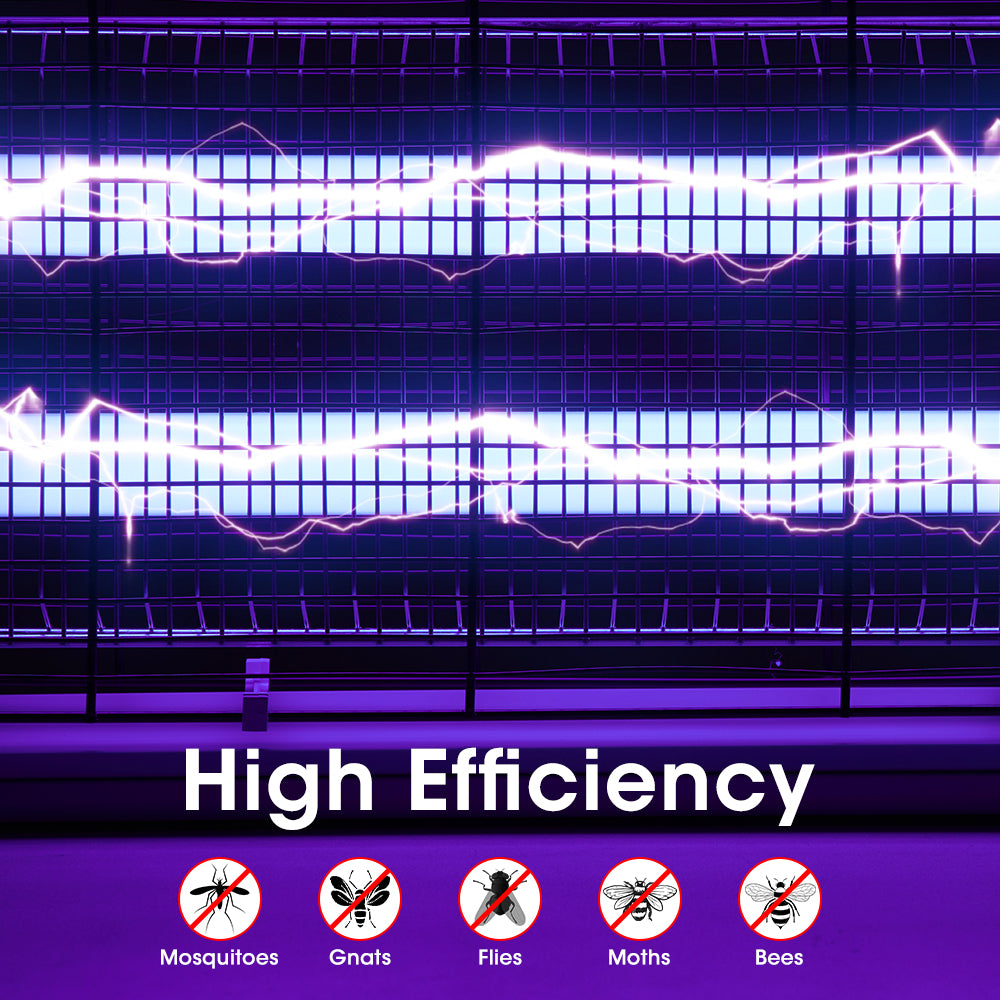 ZUNI Electric UV Mosquito Fly Insect Killer Bug Zapper Trap Light Lamp 40W - Sunyee