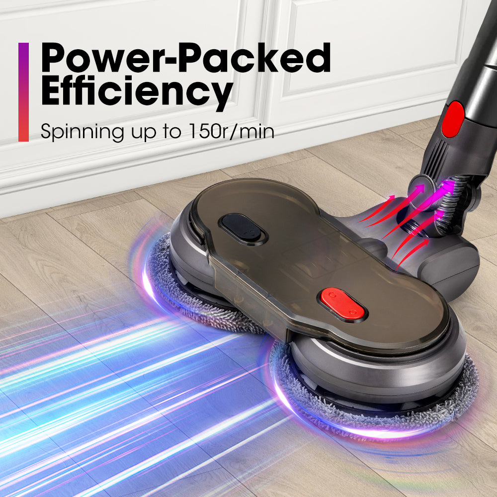 ZUNI Electric Mop Head for Dyson V7 V8 V10 V11 V15 Vacuum Cleaners 6 Pads - Sunyee