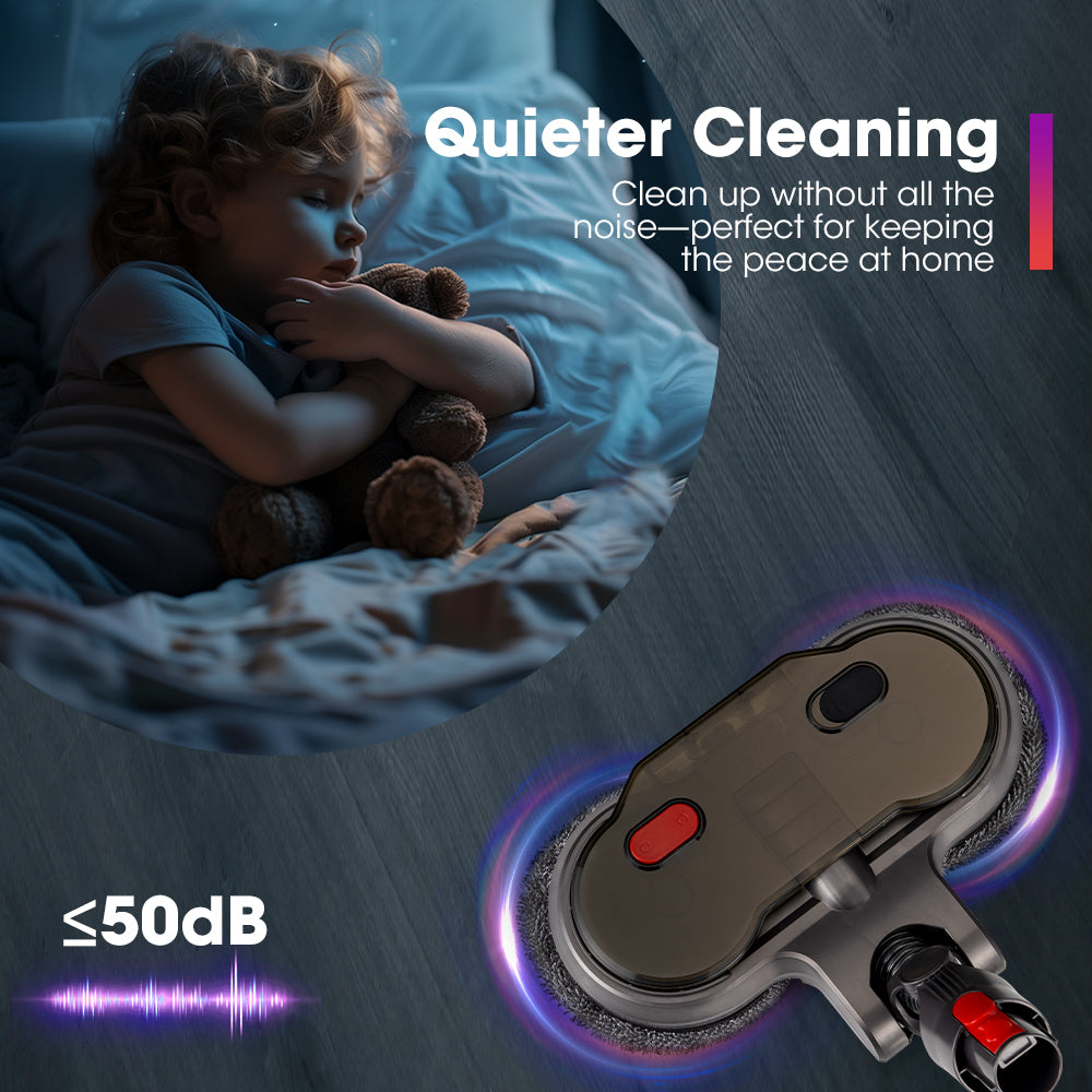 ZUNI Electric Mop Head for Dyson V7 V8 V10 V11 V15 Vacuum Cleaners 6 Pads - Sunyee