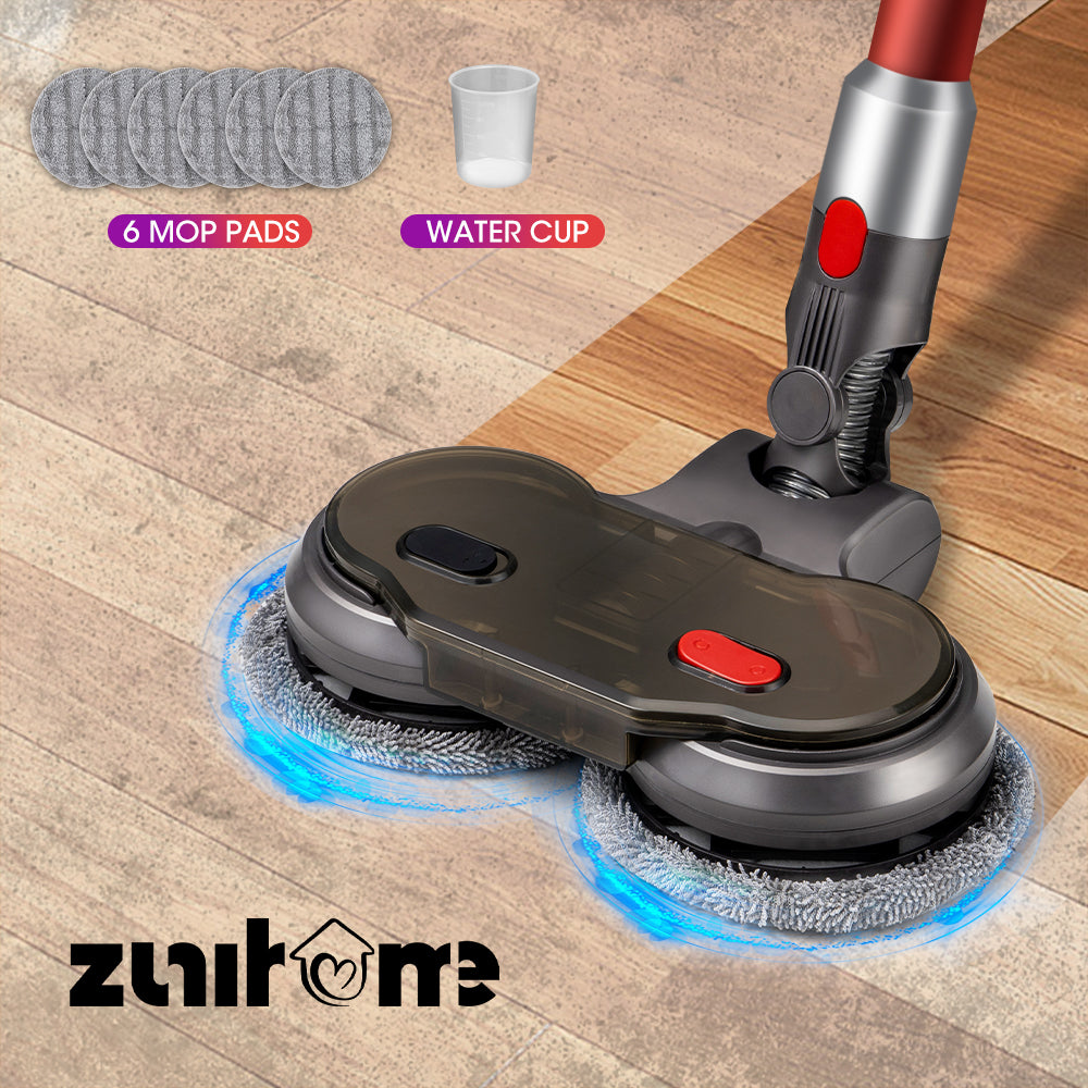 ZUNI Electric Mop Head for Dyson V7 V8 V10 V11 V15 Vacuum Cleaners 6 Pads - Sunyee