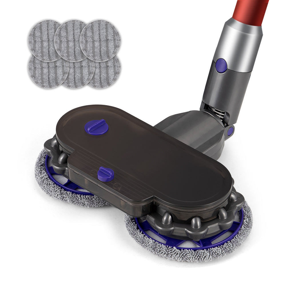 ZUNI 6 Pads Electric Mop Head for Dyson V7 V8 V10 V11 V15 Vacuum Cleaners - Sunyee
