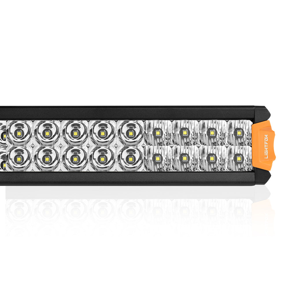 Lightfox 12" 20" 30" 40" Osram LED Light Bar Dual Rows Combo Beam Driving Lamp - Sunyee