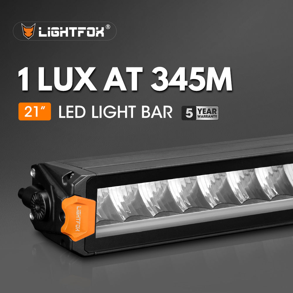 Lightfox Vertex Series 21inch LED Light Bar 1Lux@345m IP68 8,551 LM