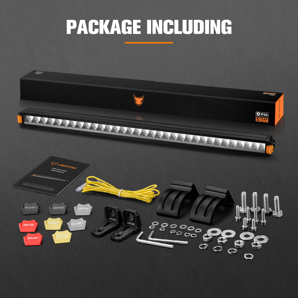 Lightfox Vertex Series 32inch LED Light Bar 1Lux@429m IP68 13,702 LM