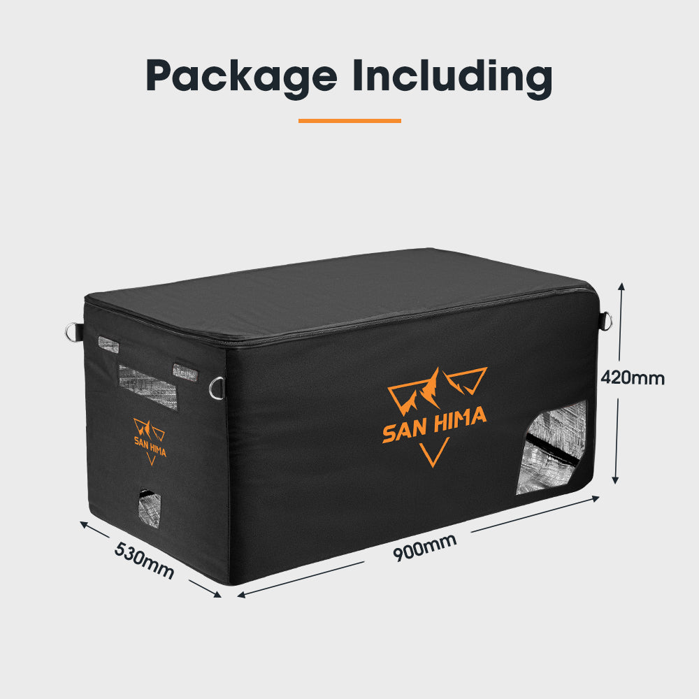 San Hima 75L Fridge Freezer Cover 90x53x42cm Tough Durable Insulated Zip Opening - Sunyee