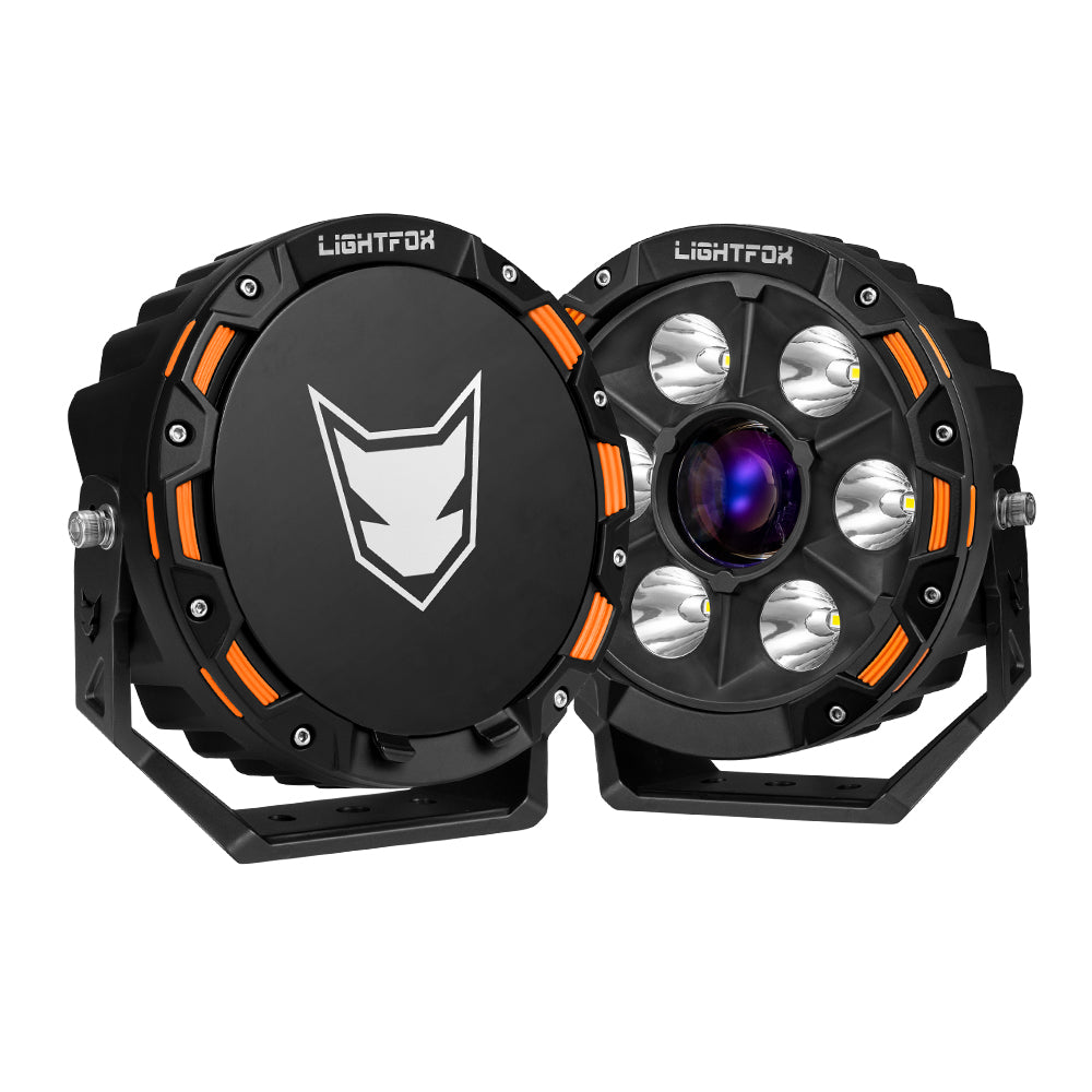 Lightfox 7inch LED Driving Light 1 Lux @ 1,796m IP68 15,208 Lumen - Sunyee