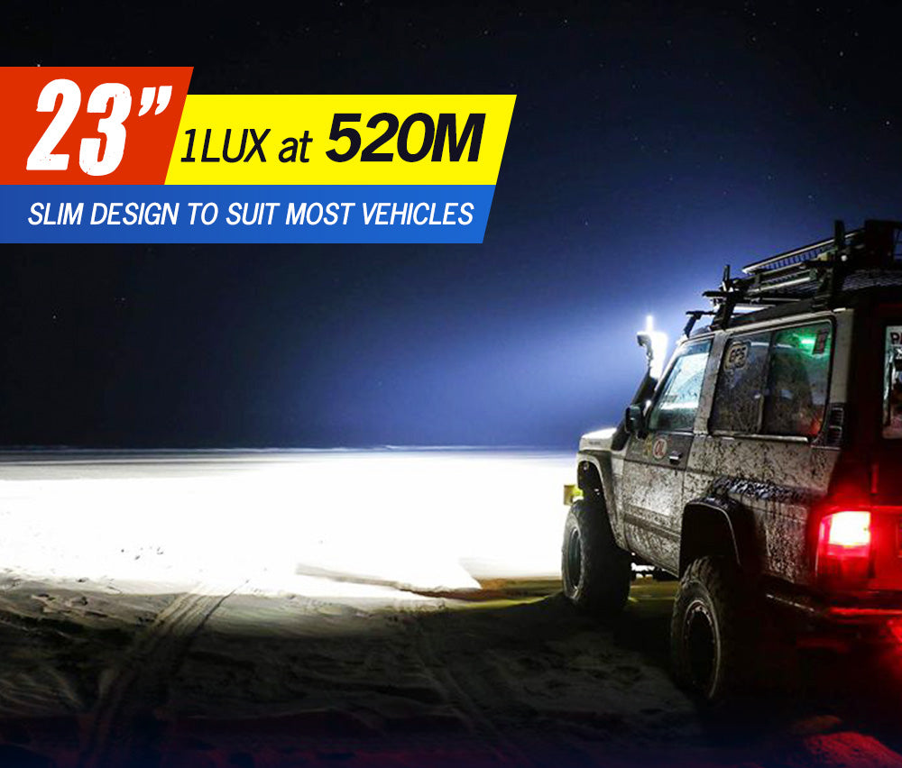 Lightfox 23inch Led Light Bar 1 Lux @ 520M IP68 10,080 Lumens - Sunyee