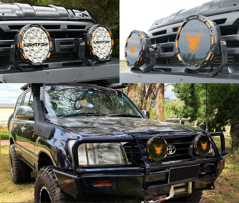 Lightfox 9inch LED Driving Light 1 Lux @1,442M IP68 18,672 lumen - Sunyee