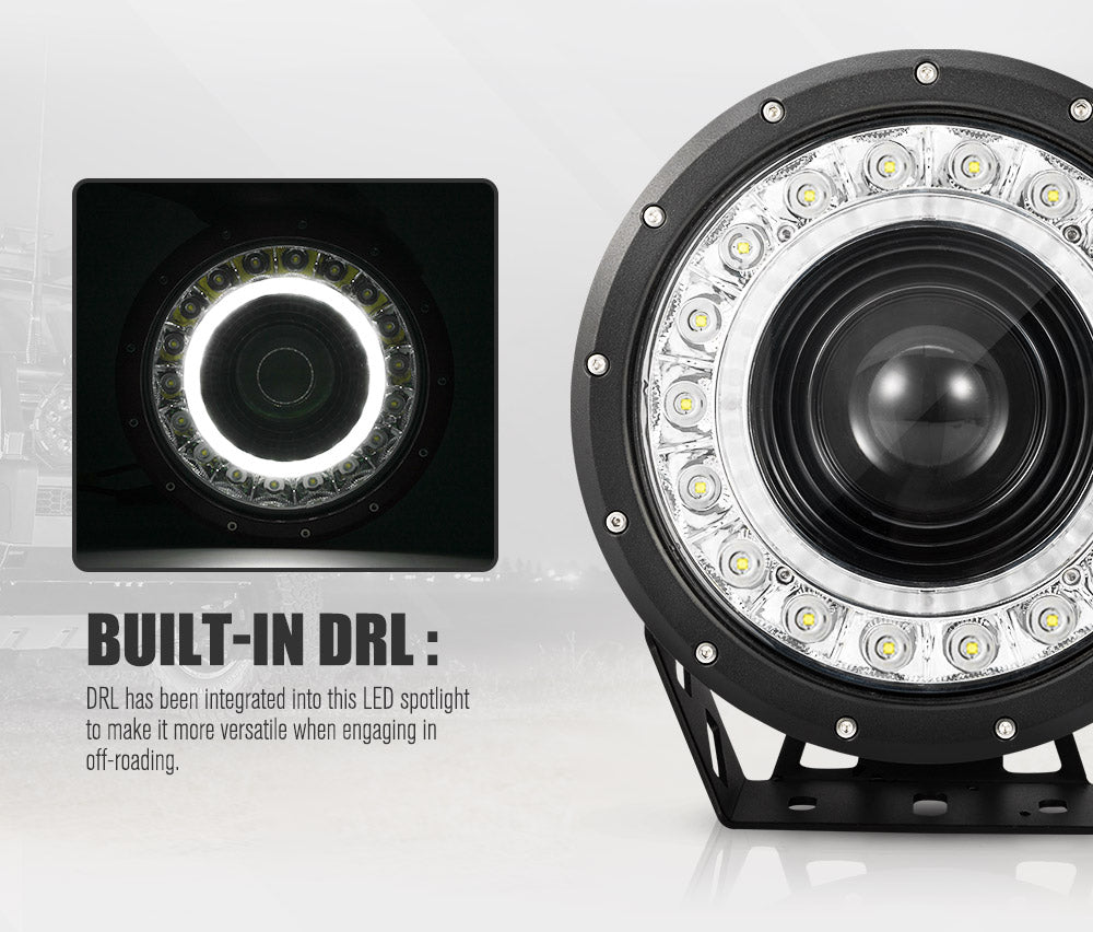 Lightfox 9inch LED Driving Light IP68 58,000Lm each - Sunyee