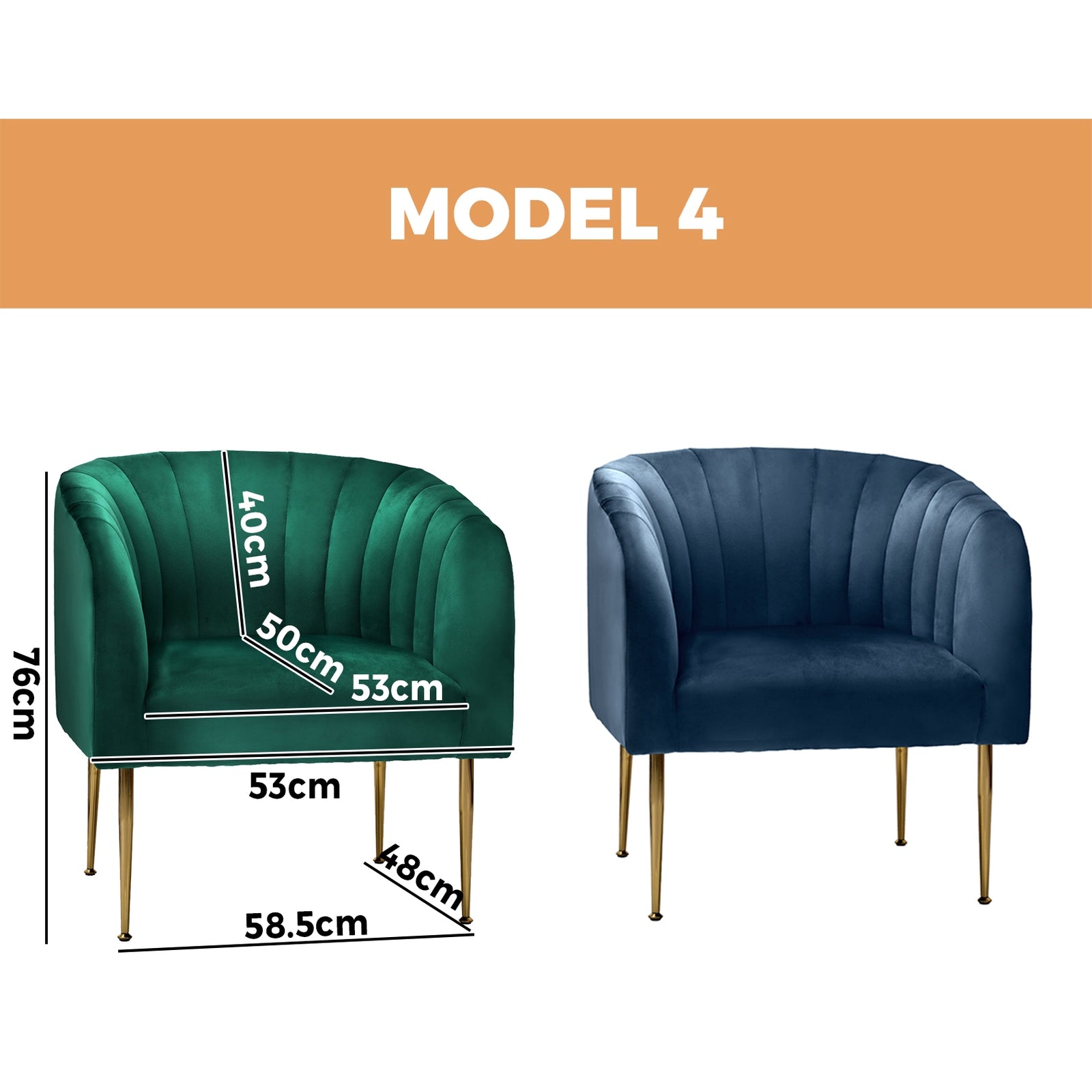 Oikiture Armchair Lounge Chair Armchairs Accent Chairs Bedroom Sofa Couches - Sunyee