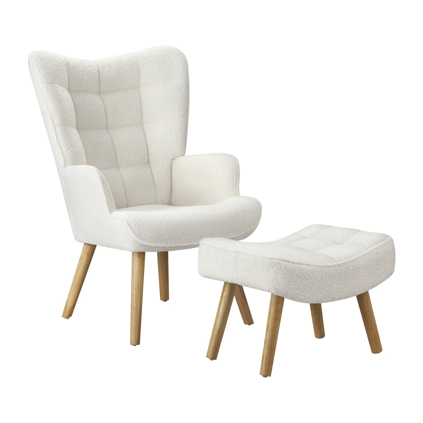 Oikiture Armchair Lounge Chair Armchairs Accent Chairs Bedroom Sofa Couches - Sunyee