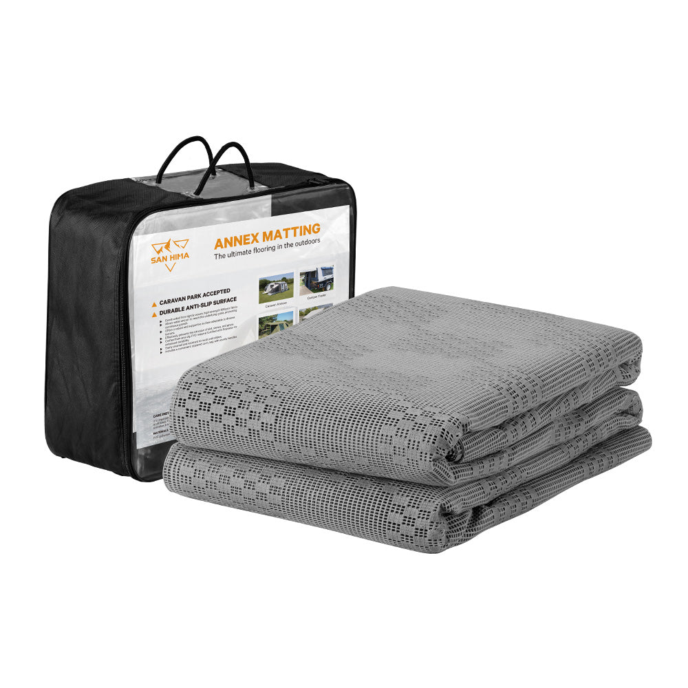 San Hima  Annex Matting 4 SIZE 600GSM Floor Mats Mesh Caravan Annex Camping Park - Sunyee
