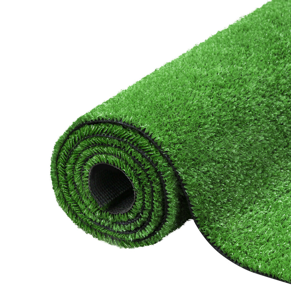 Mobi Artificial Grass Synthetic Fake Lawn 20~60SQM Turf Plant Plastic Olive 17mm - Sunyee
