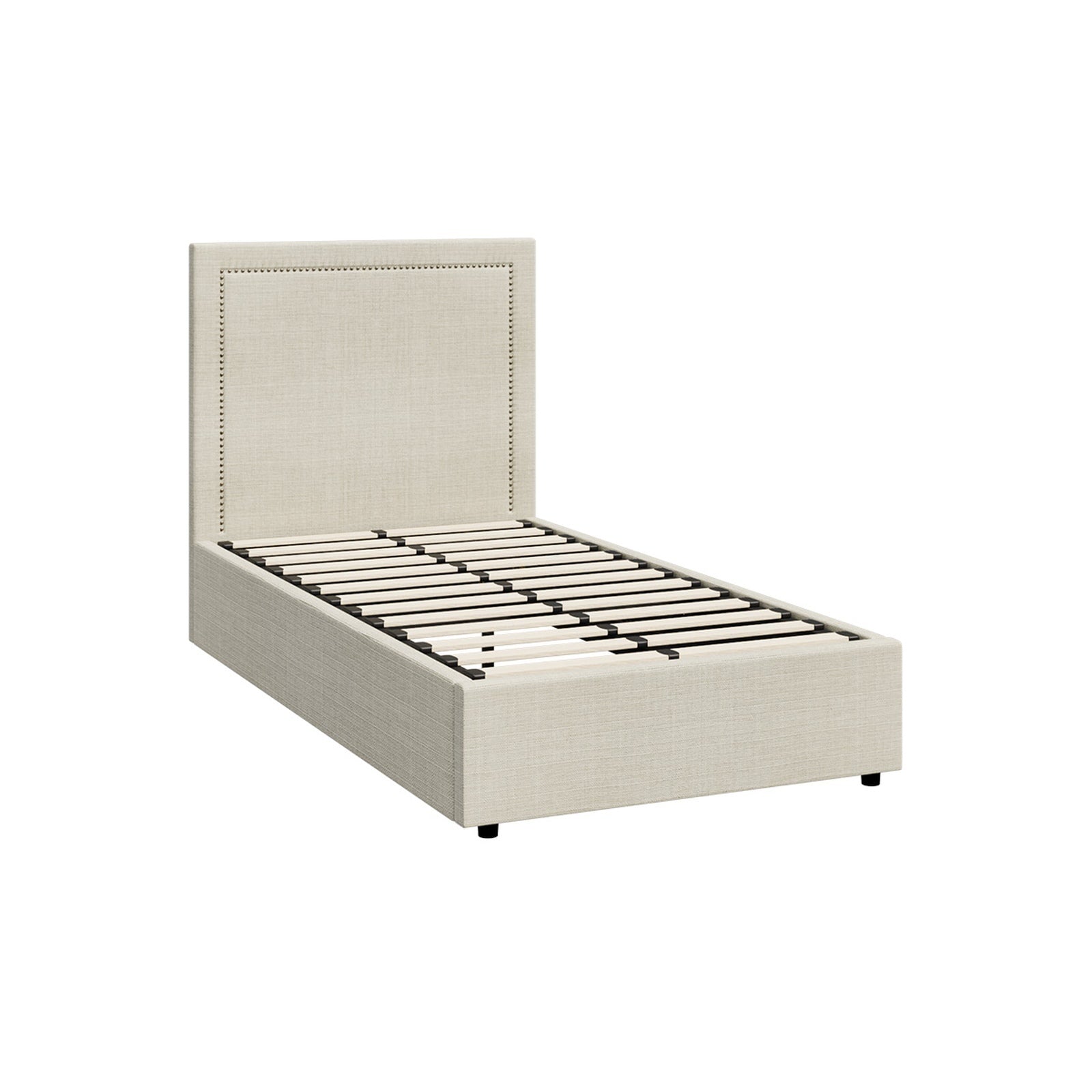 Oikiture Bed Frame King Single Gas Lift Base with Storage ADI - Sunyee
