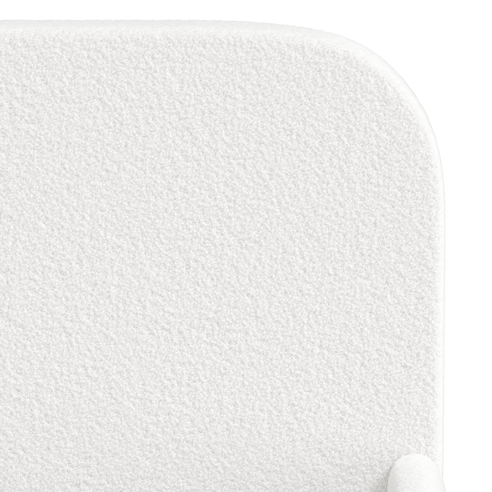 Oikiture Kids Bed Frame Double Single Platform Beds Side Guard Rails Boucle - Sunyee