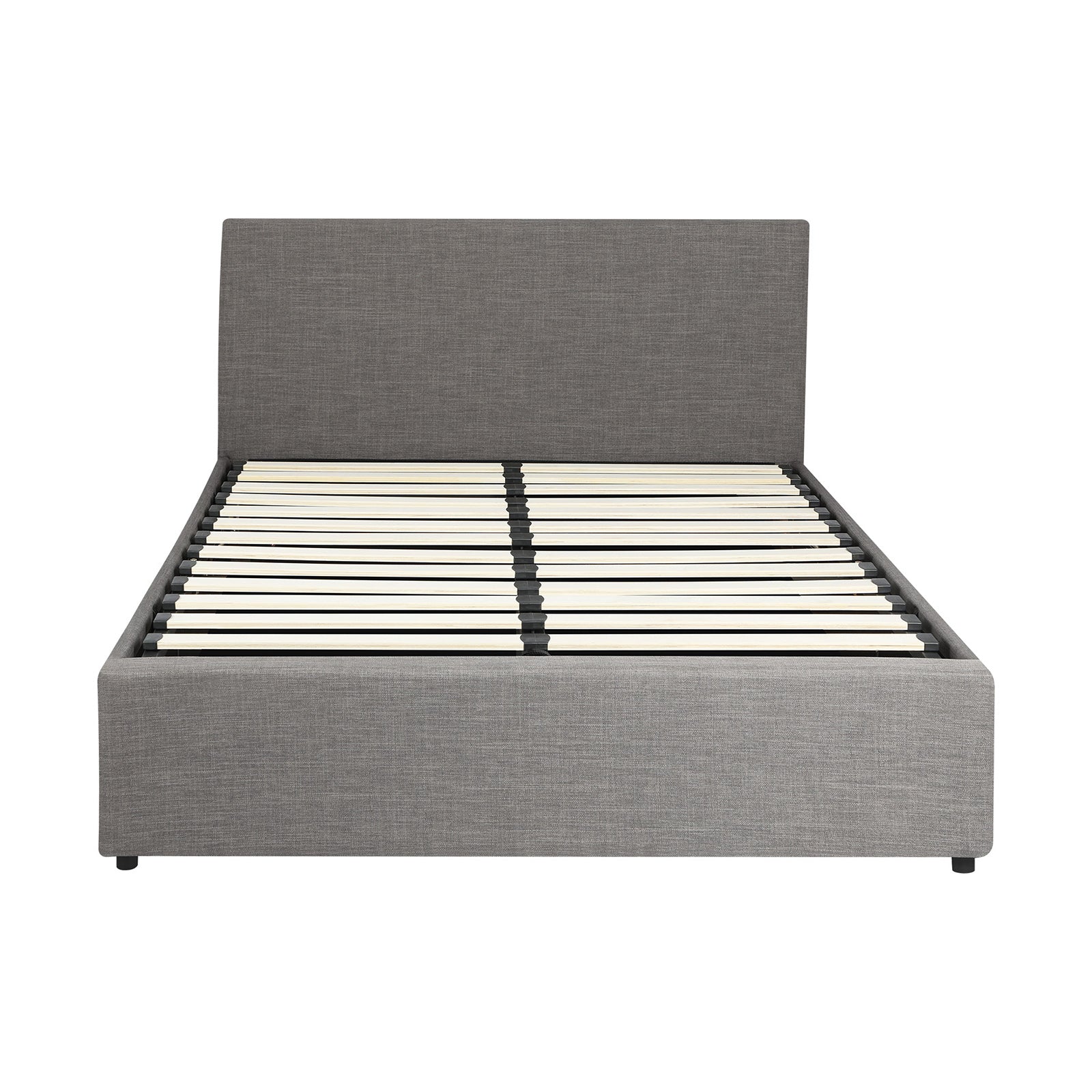 Oikiture Bed Frame Queen Size Gas Lift Base With Storage Mattress Base Fabric - Sunyee