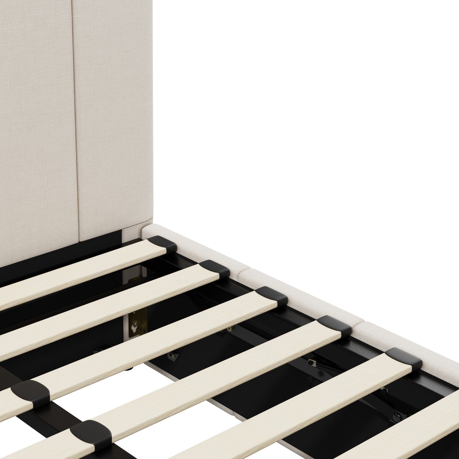Oikiture Bed Frame King Single Beds Platform Gas Lift Storage Base VISH - Sunyee