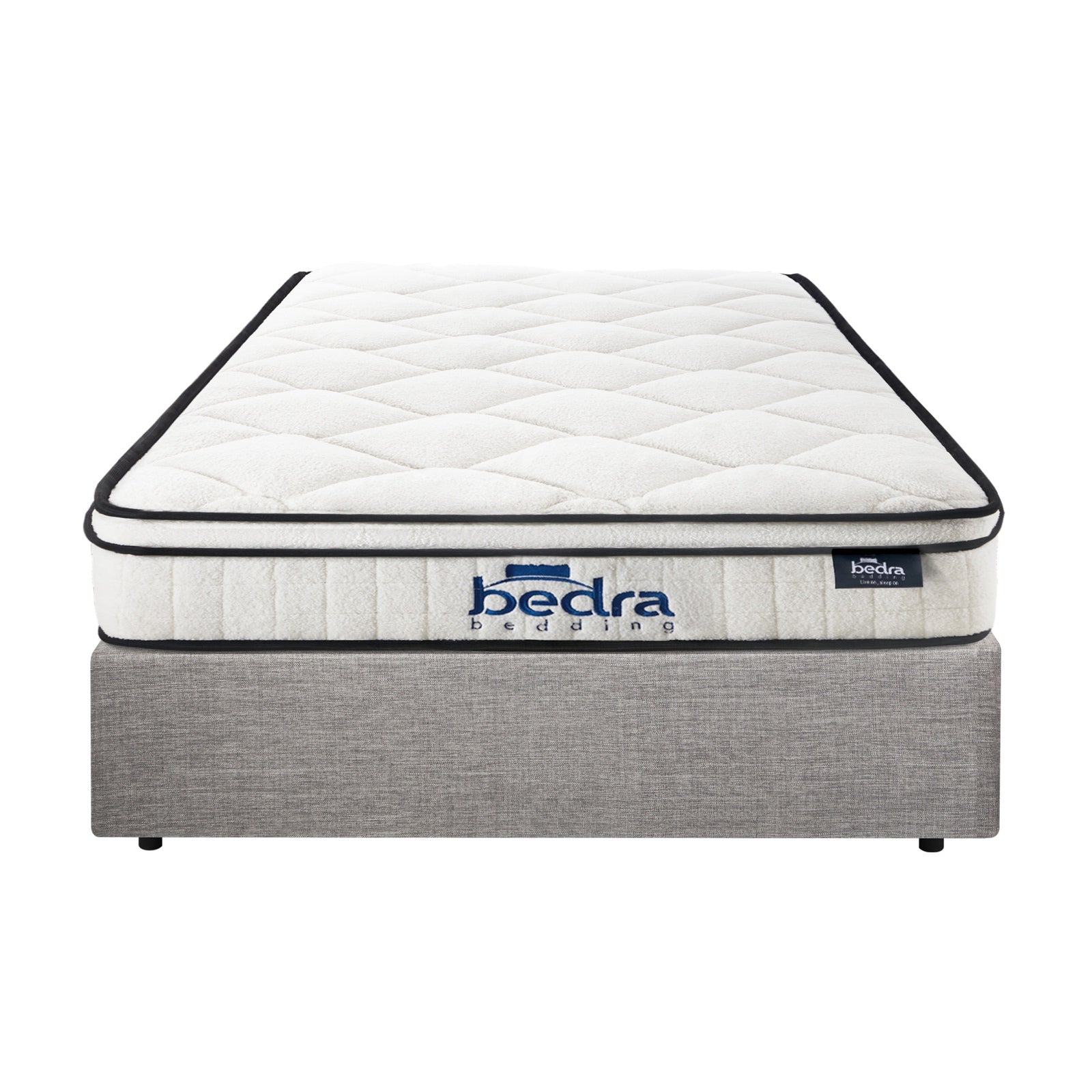 Oikiture Bed Frame Single Size Gas Lift Base Storage Platform with Mattress - Sunyee